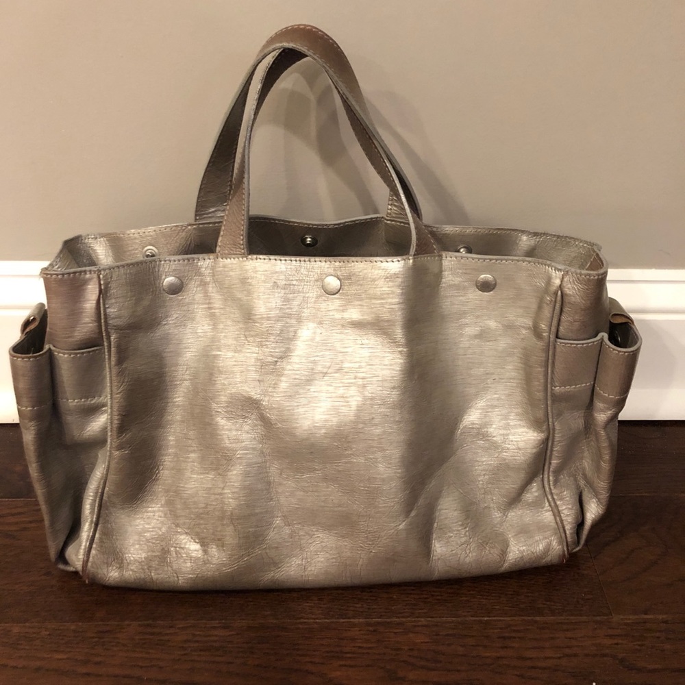Furla silver handbag